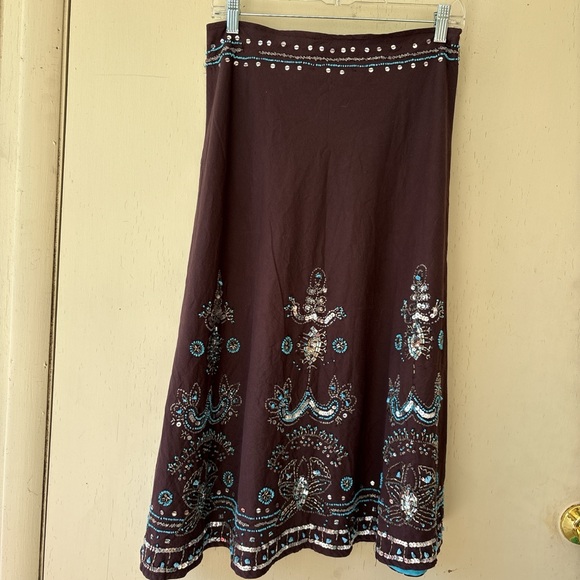 Dimri Dresses & Skirts - DIMRI Sequined boho gypsy skirt size medium brawn